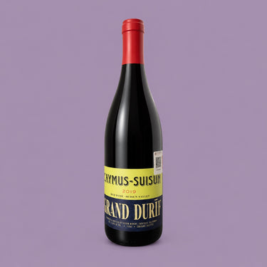 Caymus Suisun Grand Durif 2019 — portada lila