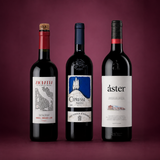 Ziobaffa Toscana, Michele Chiarlo Cipressi y Aster Crianza sobre fondo vino