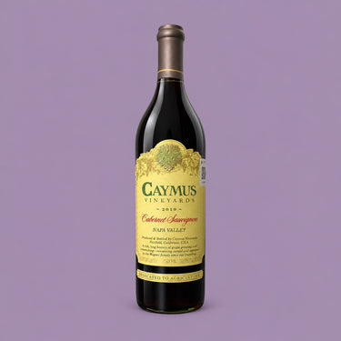 Caymus Napa Valley Cabernet Sauvignon — portada lila