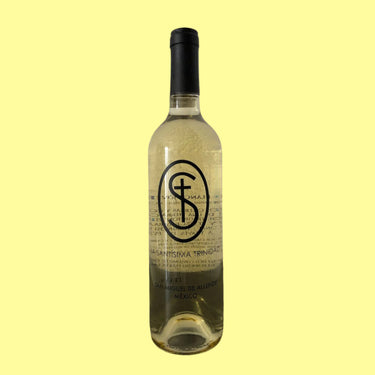 Vino Blanco La Santísima Trinidad Chardonnay Macabeo Moscatel Joven 2023 750ml